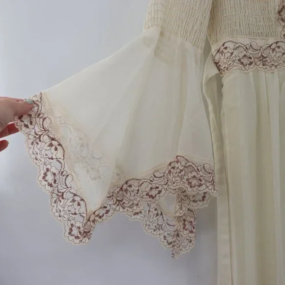 Vintage 1970s Hippie Boho Style Dress - Picture 3 of 11